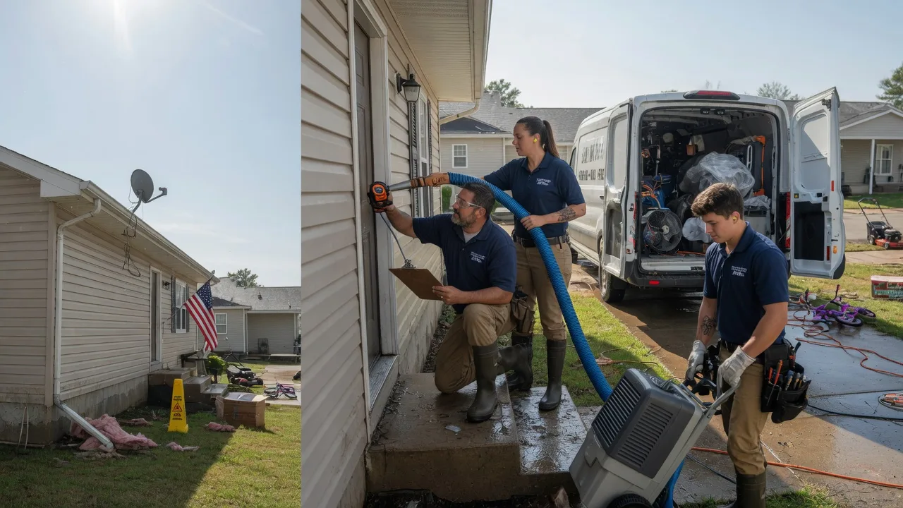 Ceiling Water Damage Restoration in Billings, MO near me